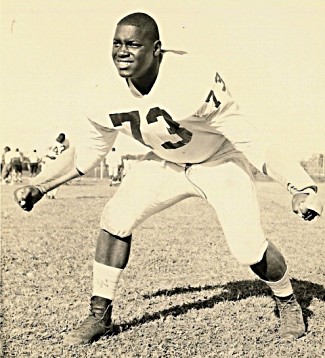 Art Shell on the football field