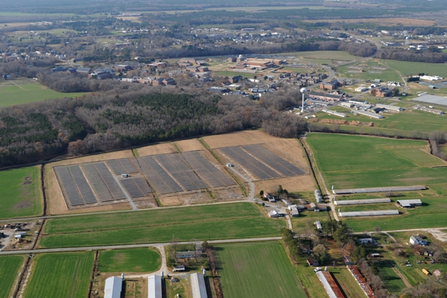 UMES solar farm 2011 The solar farm at UMES, established in 2011