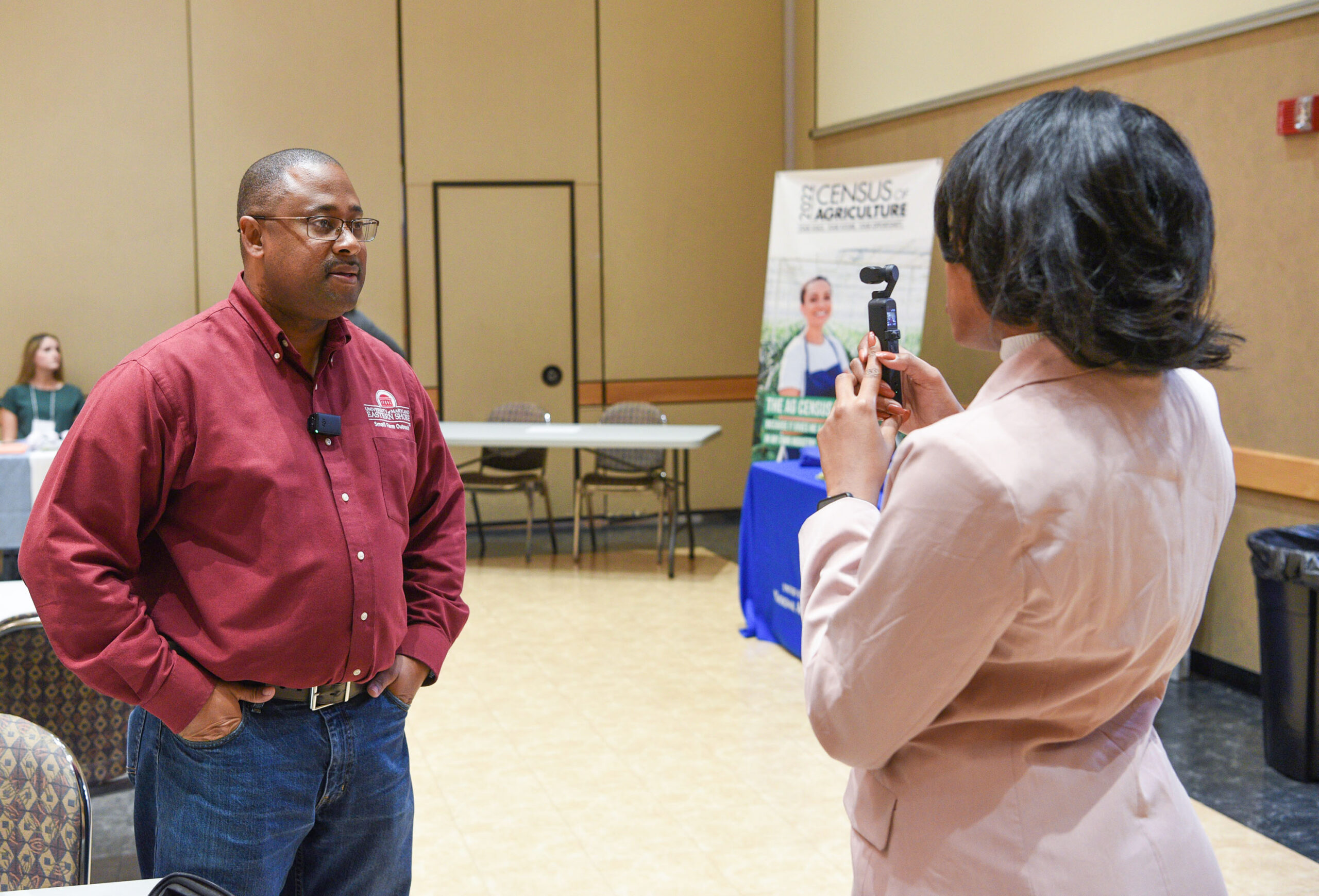 Small Farm Coordinator Berran Rogers speaks at the 19th Small Farm Conference.