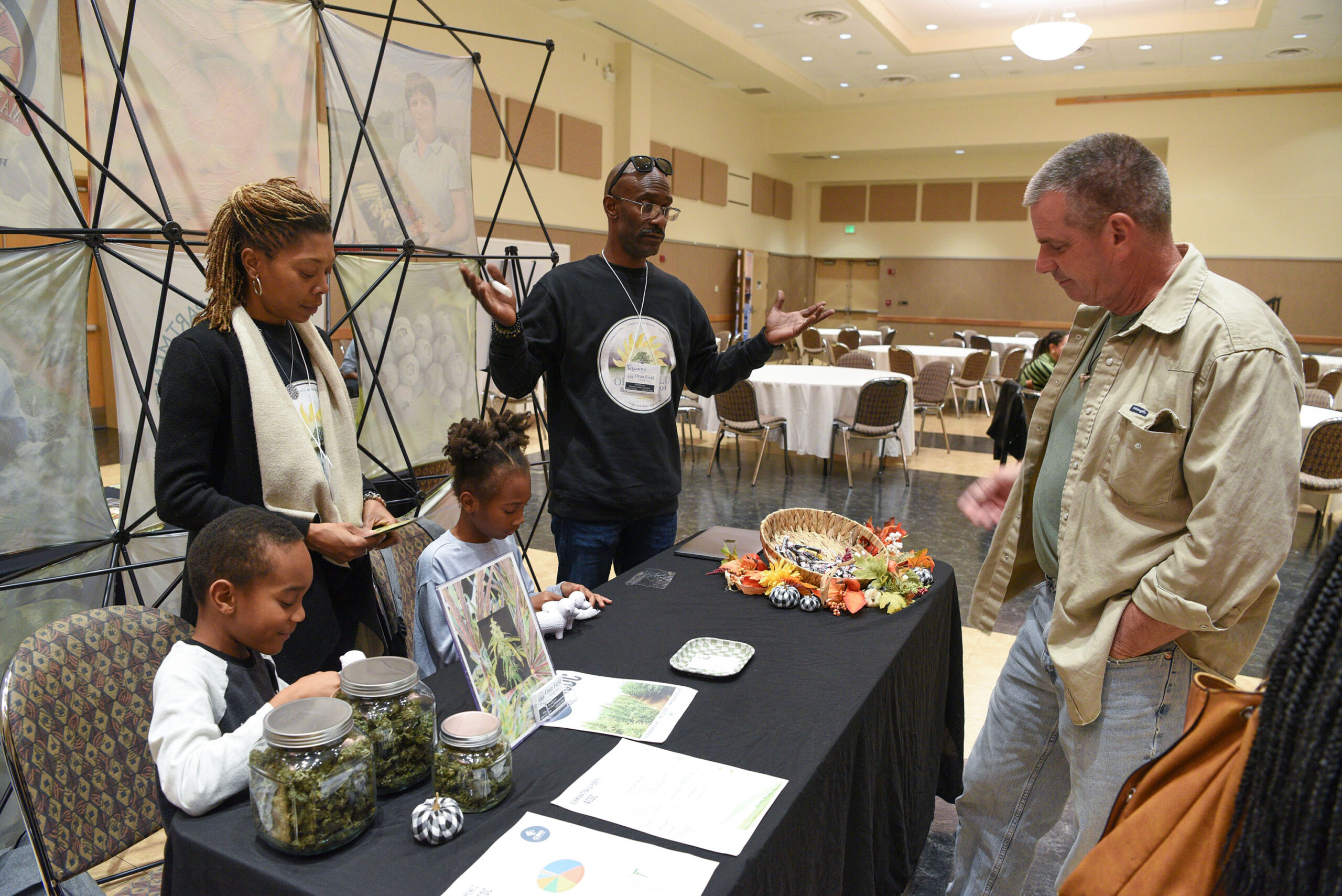 Exhibitors showcase their offerings at Small Farm Conference 2022.