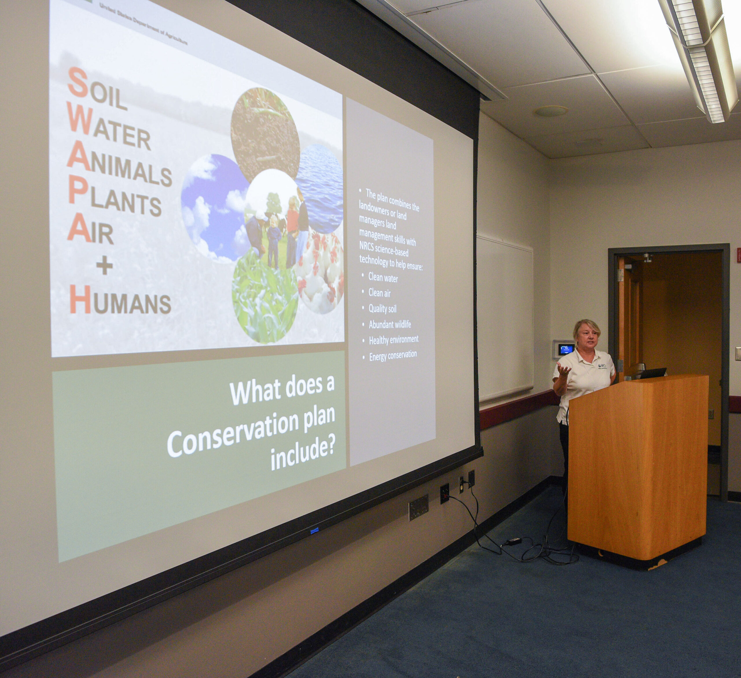 Small Farm Conference featured a workshop on conservation.