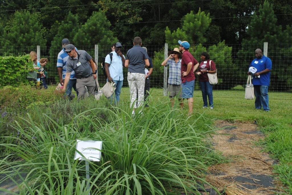 Ag Showcase attendees visit the University of Maryland Eastern Shore farm.