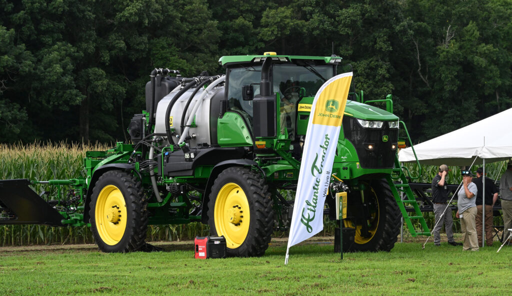 Atlantic Tractor farm equipment on display at Ag Showcase.