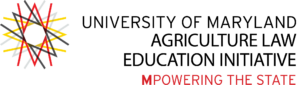Logo of University of Maryland Agriculture Law Education Initiative.