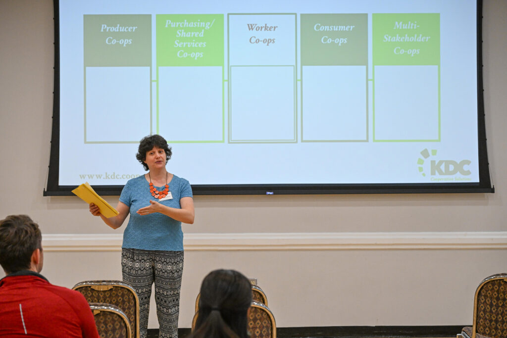 A workshop on co-ops was part of the 21st Small Farm Conference.