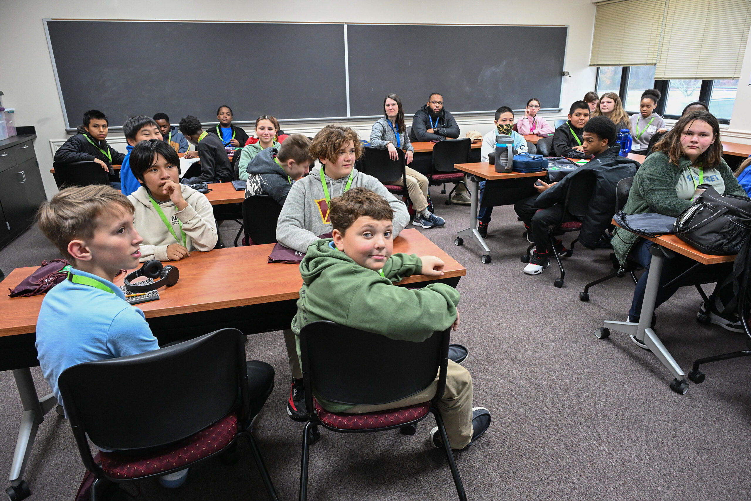 More than 25 students and staff from Somerset Intermediate School toured the University of Maryland Eastern Shore campus and learned about STEM opportunities. The visit was hosted by UMES Extension 4-H.