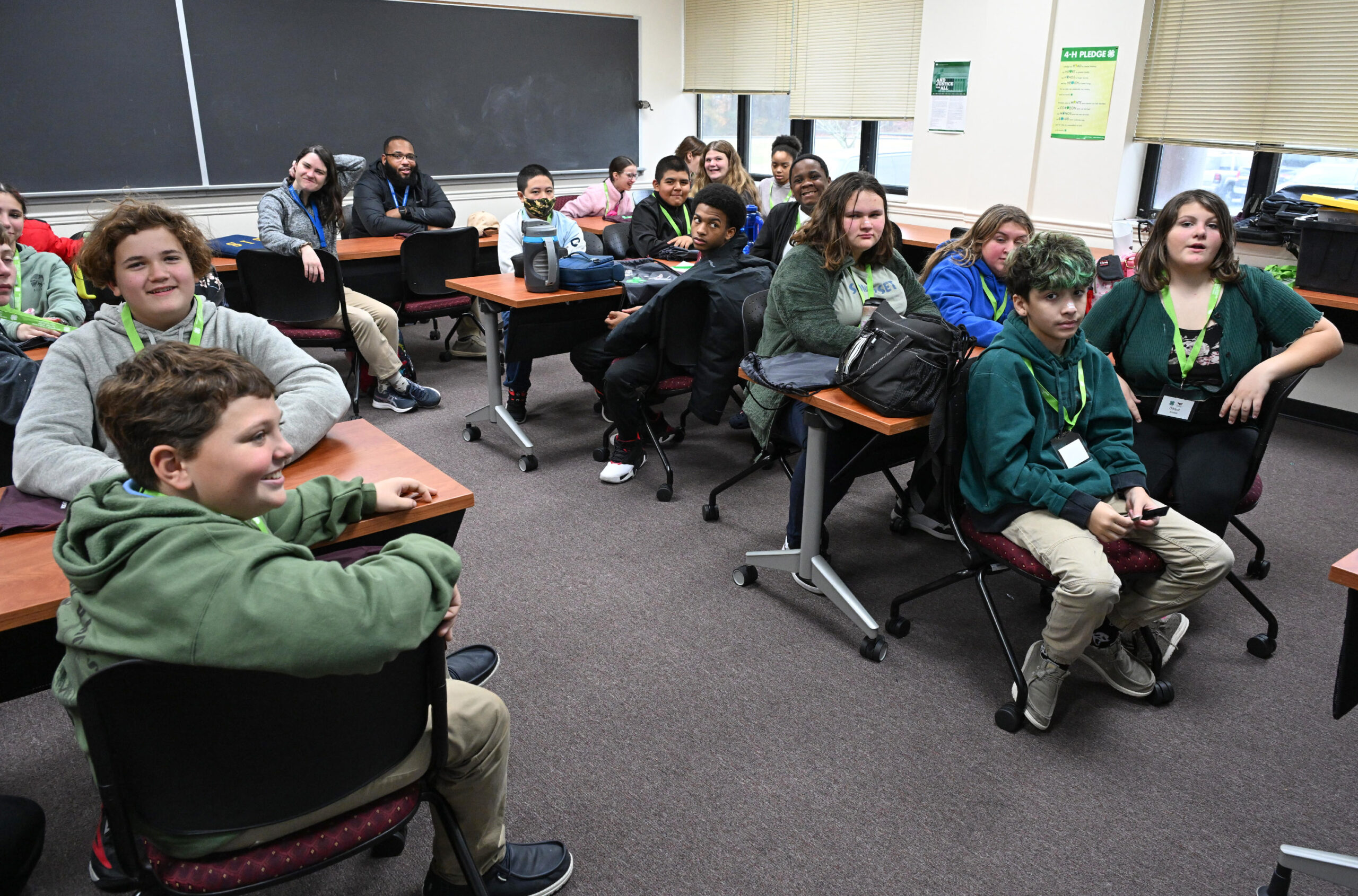 More than 25 students and staff from Somerset Intermediate School toured the University of Maryland Eastern Shore campus and learned about STEM opportunities. The visit was hosted by UMES Extension 4-H.