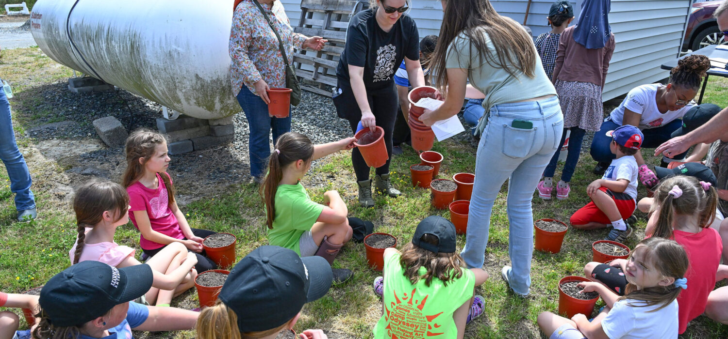 Youth from Delmarva visited the University of Maryland Eastern Shore Extension departments as part of a 4-H field trip Saturday, May 3, 2025. They visited Small Ruminants area and the strawberry research facility.