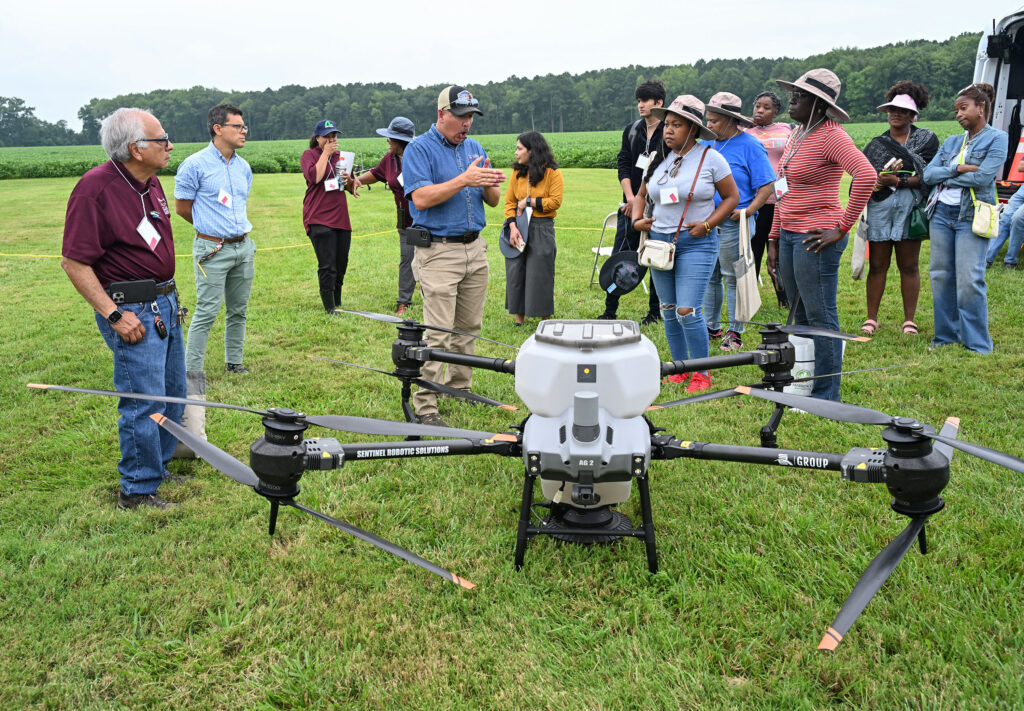 Sentinel Robotics held a drone demonstration at the 2025 Ag Showcase.