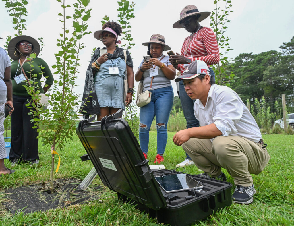 Sentinel Robotics held a drone demonstration at the 2025 Ag Showcase.