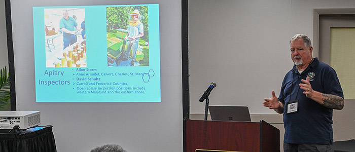 TGD-SMALLFARMS-102525-1957 A bees expert holds a workshop during the 22nd annual Small Farm Conference.