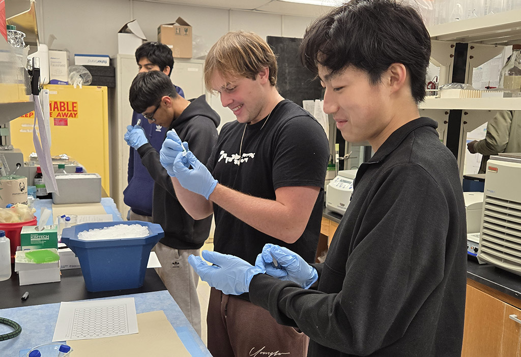 High school students participate in the inaugural UMES Extension 4-H STEM Research Internship Program.