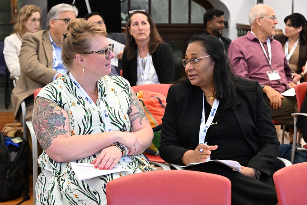 LMRCSC Faculty member Dr. Salina Parveen (right) participates in a mentorship workshop.