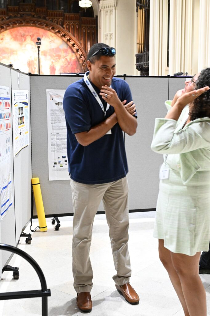 NOAA LMRCSC Fellow Daenen Jones shared his research poster at the 2026 NOAA EPP Biennial Education & Science Forum. 
