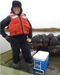 Nivette M. Pérez-Pérez, LMRCSC graduate student in the Department of Natural Resources at Delaware State University.