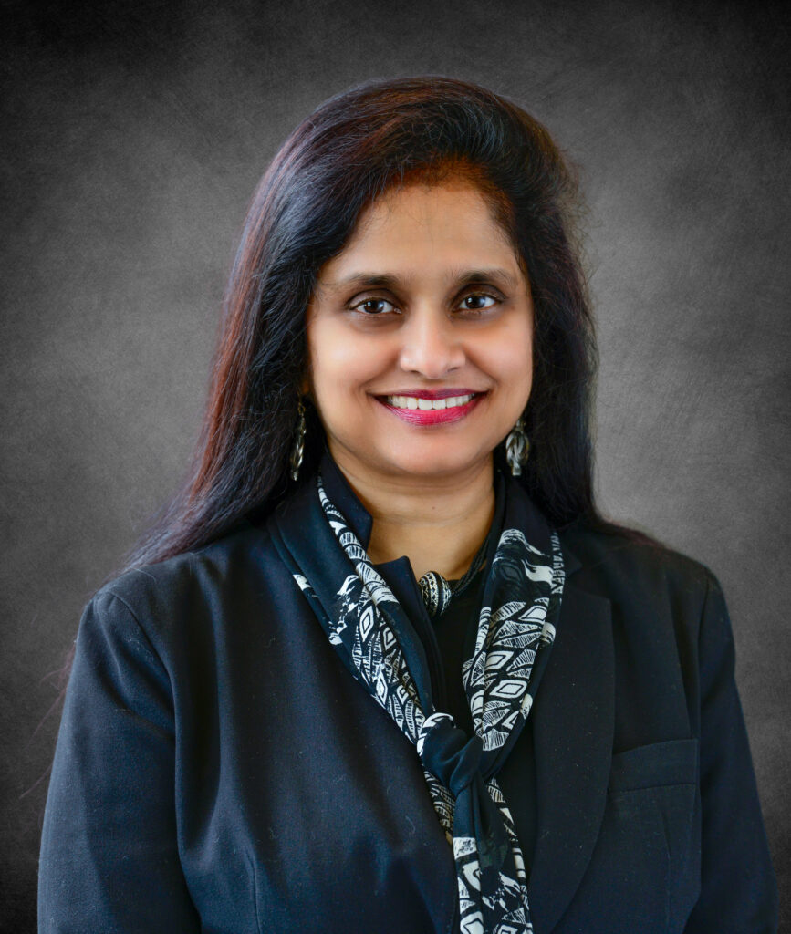 Headshot of Dr. Madhumi Mitra, Professor, Department of Natural Sciences, SANS