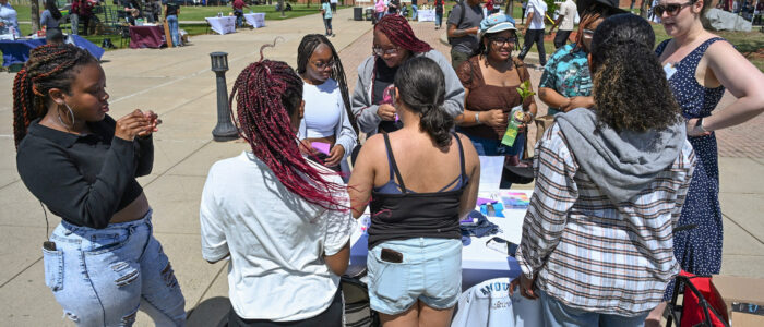 Student clubs from the School of Agricultural and Natural Sciences came together for a day of fun, food and student-centered activities at the Second Dean’s Award for Student Leadership (DASL) Expo, sponsored by the SANS Center for Student Excellence, on Earth Day, Tuesday, April 22, 2025.