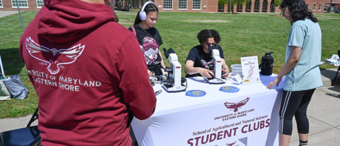 Student clubs from the School of Agricultural and Natural Sciences came together for a day of fun, food and student-centered activities at the Second Dean’s Award for Student Leadership (DASL) Expo, sponsored by the SANS Center for Student Excellence, on Earth Day, Tuesday, April 22, 2025.