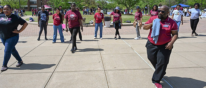Student clubs from the School of Agricultural and Natural Sciences came together for a day of fun, food and student-centered activities at the Second Dean’s Award for Student Leadership (DASL) Expo, sponsored by the SANS Center for Student Excellence, on Earth Day, Tuesday, April 22, 2025.