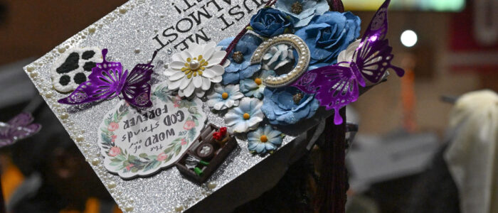 University of Maryland Eastern Shore graduates celebrate at spring 2025 commencement.