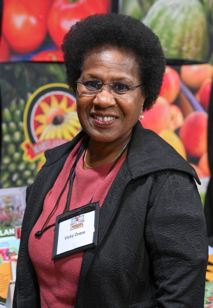 Farmer Vicky Orem