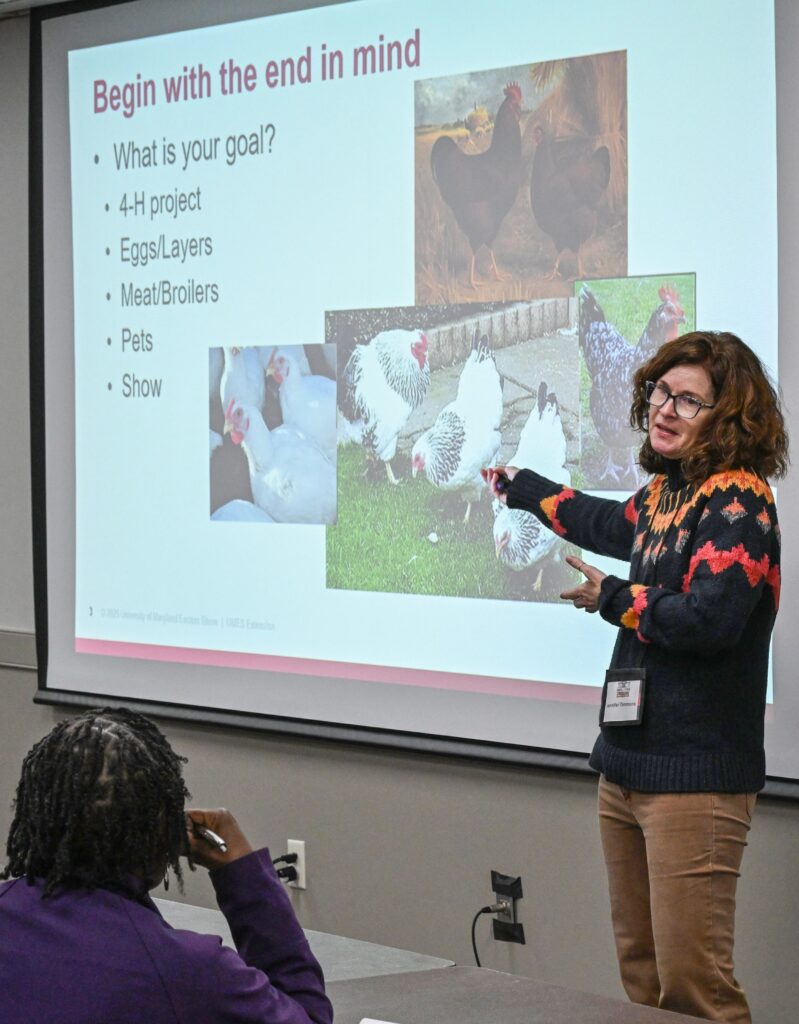 University of Maryland Eastern Shore poultry researcher Dr. Jennifer Timmons.