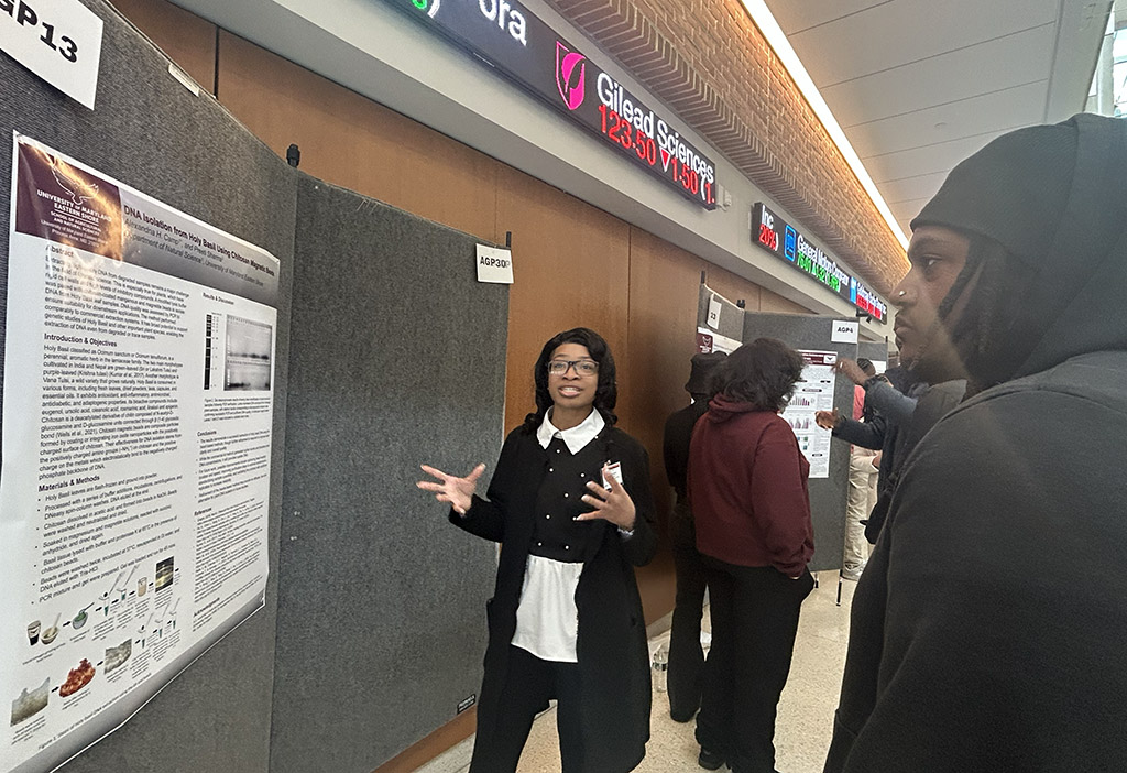 Students showcase research at School of Agricultural and Natural Sciences’ Center for Student Excellence's second Student-led Undergraduate Research Symposium.