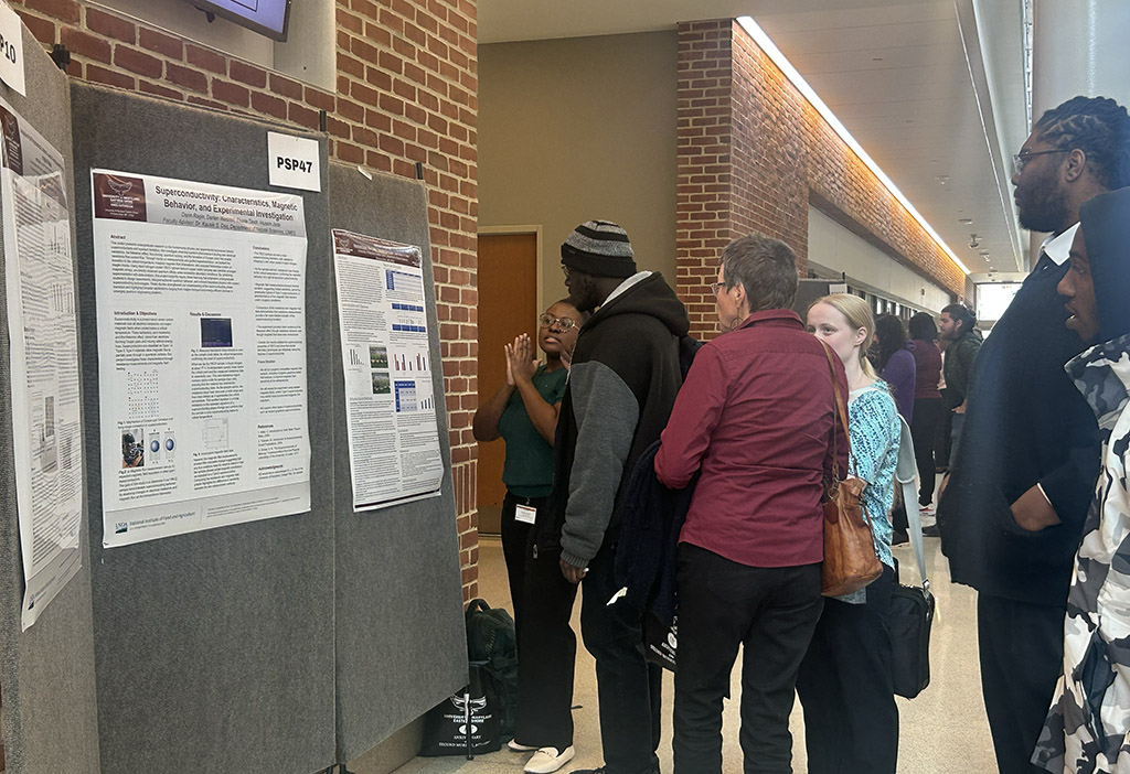 Students showcase research at School of Agricultural and Natural Sciences’ Center for Student Excellence's second Student-led Undergraduate Research Symposium.