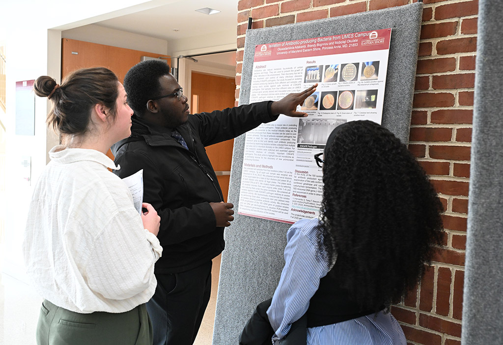 Students showcase research at School of Agricultural and Natural Sciences’ Center for Student Excellence's second Student-led Undergraduate Research Symposium.