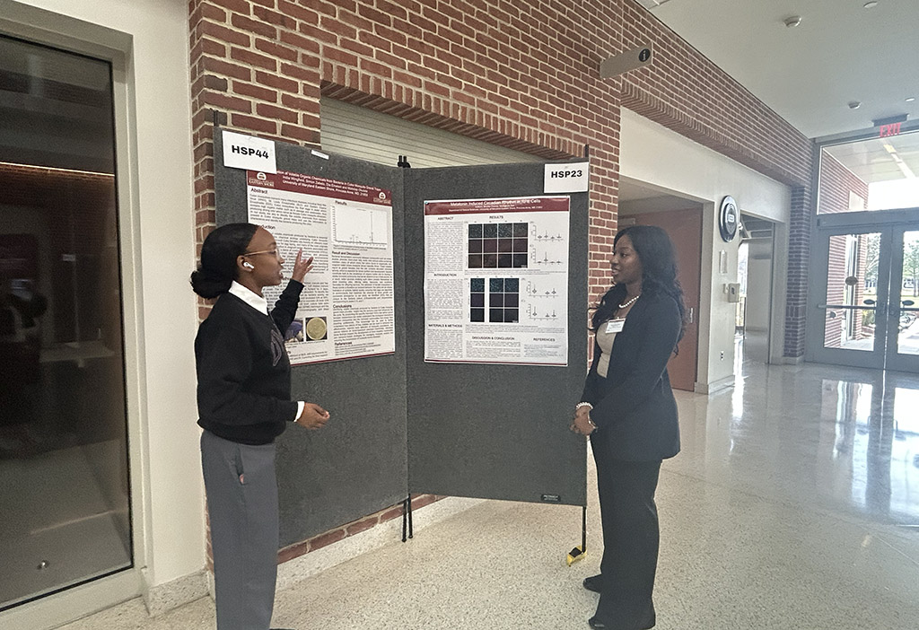 Students showcase research at School of Agricultural and Natural Sciences’ Center for Student Excellence's second Student-led Undergraduate Research Symposium.