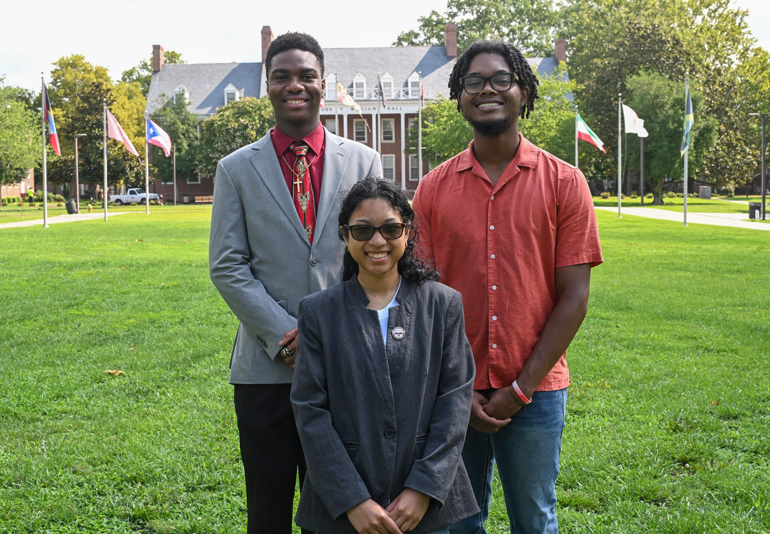UMES summer research interns who placed in the top 3 for a Three-Minute Thesis July 20, 2026 are pictured.