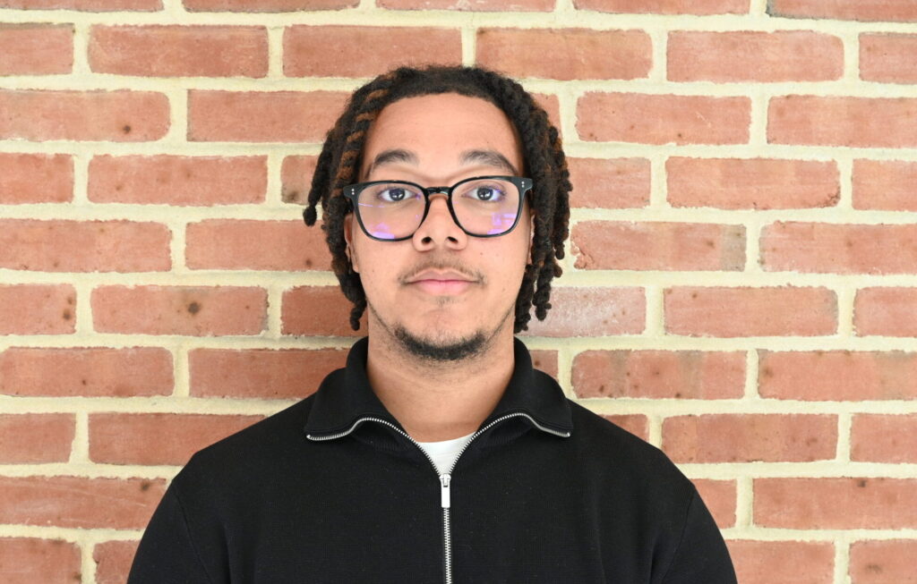 An Afro=French male college student