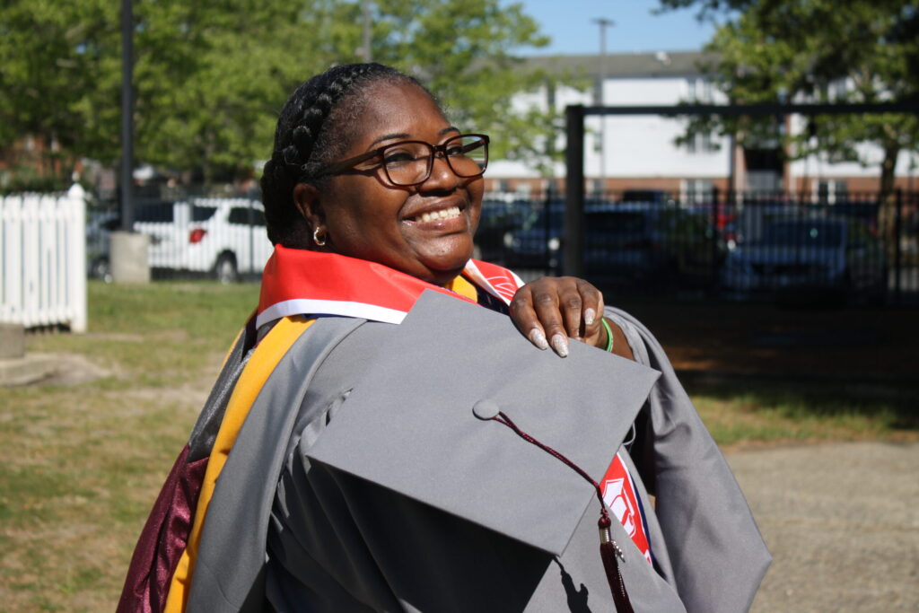 Female college graduate